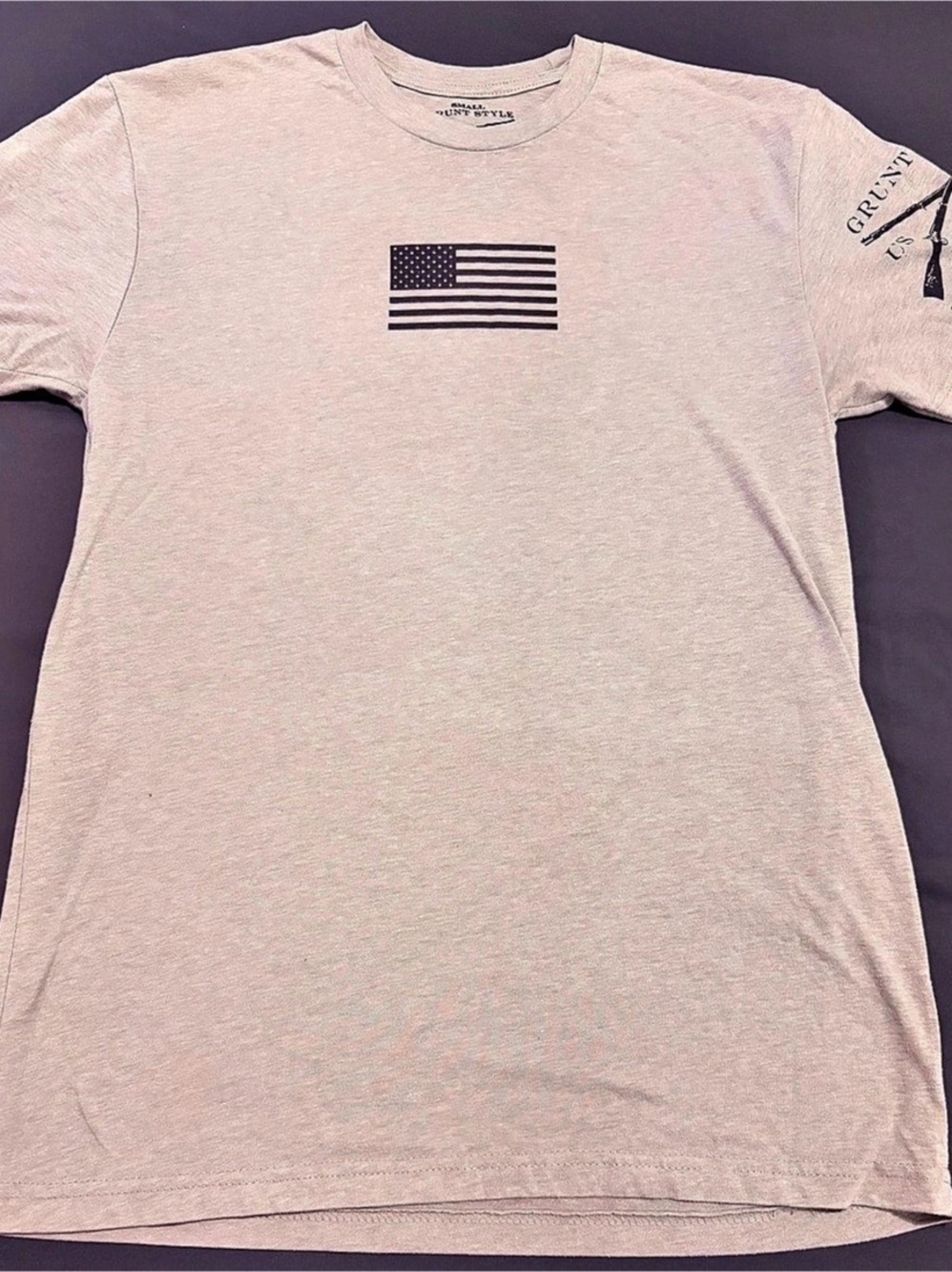 Grunt Style GS Flag Graphic Short Sleeve Tee Small